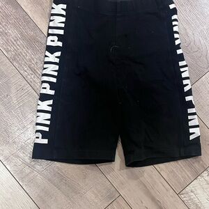 PINK Victoria's Secret Black Yoga Shorts